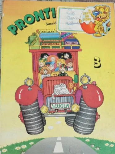 Pronti...Via 3 - sussidiario Atlas Brignoli, Brioschi, Conte, 1985 - ER