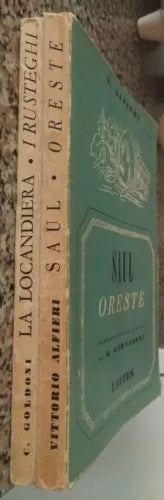 Goldoni in La Locandiera e Alfieri in Saul - Gervasoni, Lattes, 1960 1958 - S