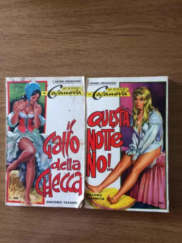 Lotto 2 libri della collana Gli amori di Casanova di Giacomo Casanova - 1965 -AR
