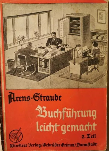 Collezionismo, libro di eta nazista. Buchfuhrung leicht gemacht 2. Teil - ER