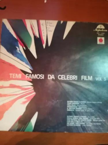 temi famosi da celebri film vol.3 - AA.VV - Napoleon- 33 giri - M