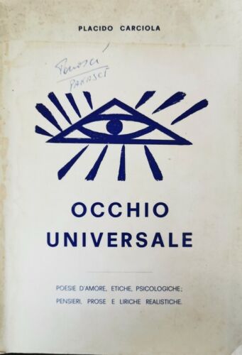 Occhio Universale di Placido Carciola, Tipografia F.lli Chiesa Nicolosi - ER