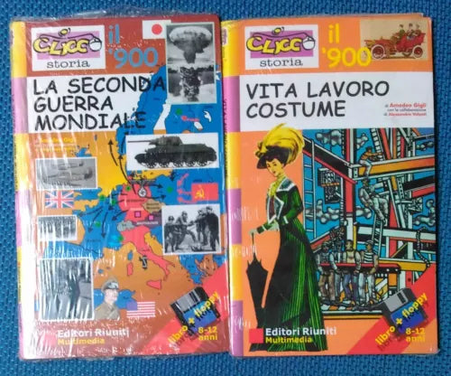 Clicco storia '900 La seconda guerra mondiale/Vita lavoro costume + floppy - L