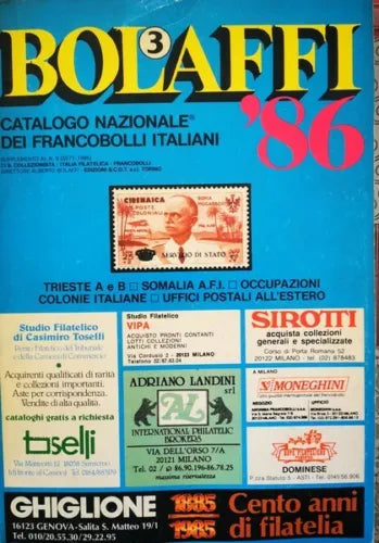Bolaffi ’86 - catalogo nazionale dei francobolli italiani - ER
