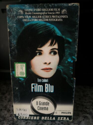 Tre Colori Film Blu - vhs -1993 - corriere della sera - F