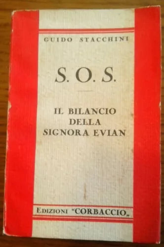 TEATRO - Stacchini: S.O.S. SOS Bilancio Signora Evian 1928 Corbaccio