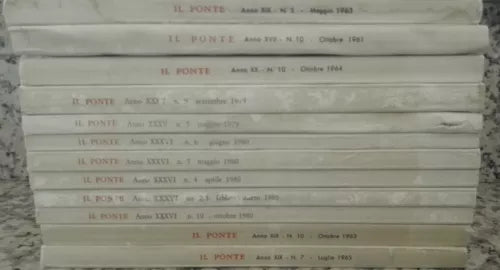Lotto 12 volumi il ponte - Piero Calamandrei - la nuova Italia - A