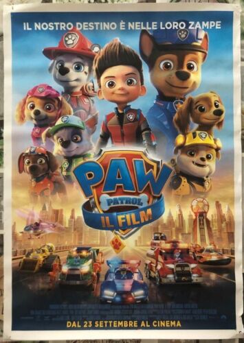 Poster locandina Paw Patrol 45x32 cm ORIGINALE da cinema 2021 di Cal Brunker