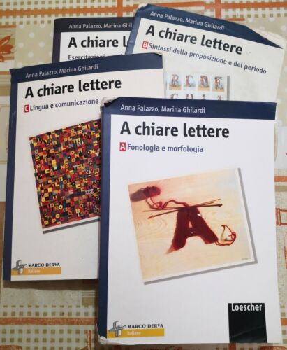 A chiare lettere 4 volumi di Anna Palazzo ,marina Ghilardi, 2006, Loescher-F