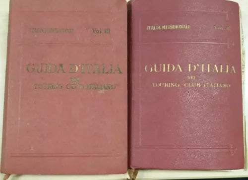 GUIDA D'ITALIA VOL II/III - BERTARELLI - TCI - 1927/28 - M