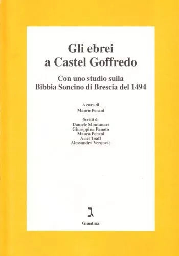 Gli ebrei a Castel Goffredo di M Perani