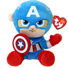Marvel: Ty - Floppy Captain America 20Cm