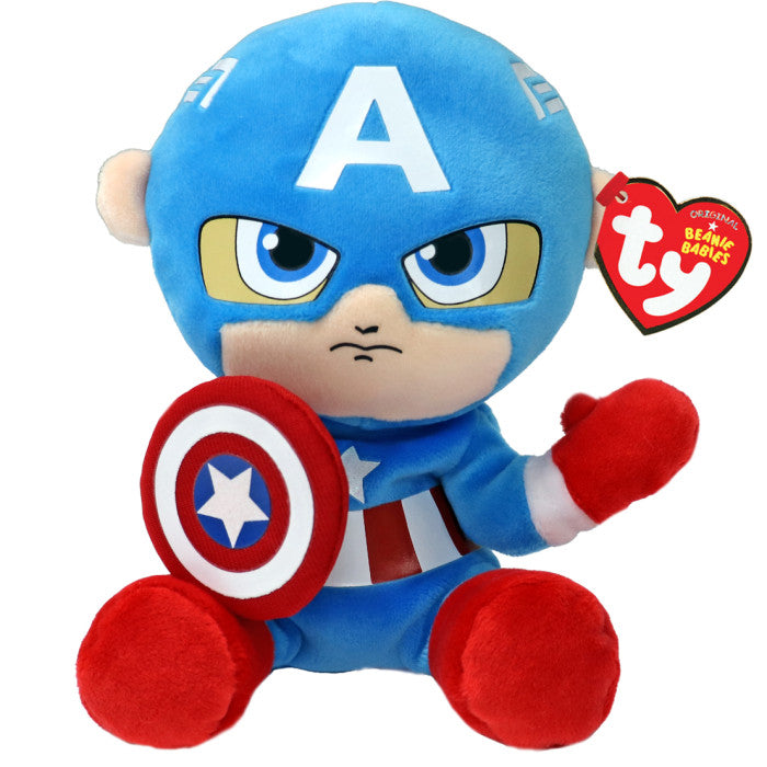 Marvel: Ty - Floppy Captain America 20Cm