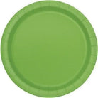 Unique Party: 8 Lime Green 7 Plates Sup. Piatto 18 Cm Verde Lime Sup