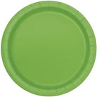 Unique Party: 16 Lime Green 9In Plates Sup Qs. Piatto 23 Cm Verde Lime Sup