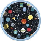 Unique Party: 8 Outer Space 7In Plt Sup. Piatto Carta 18 Cm Outer Space