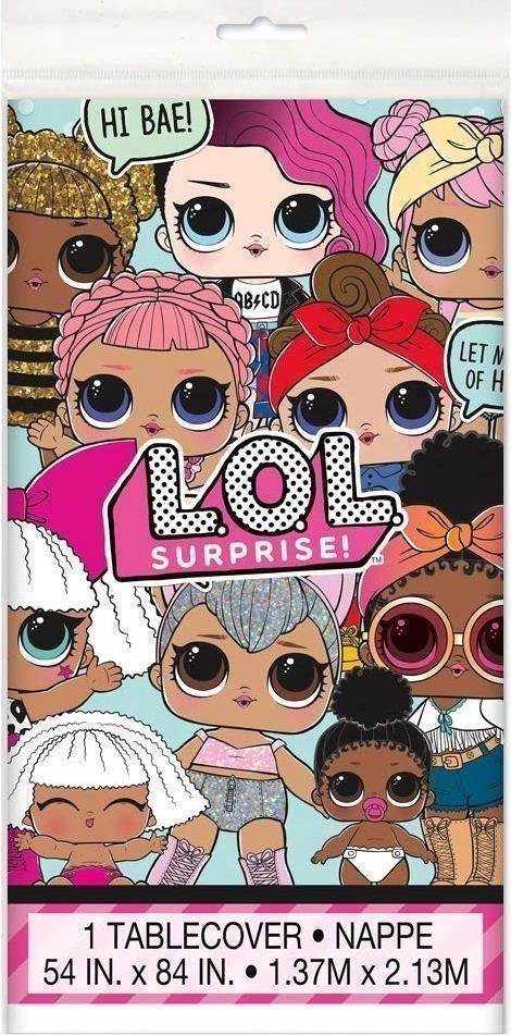 L.O.L. Surprise: Unique Party - Tovaglia Plastica 137X213 Cm