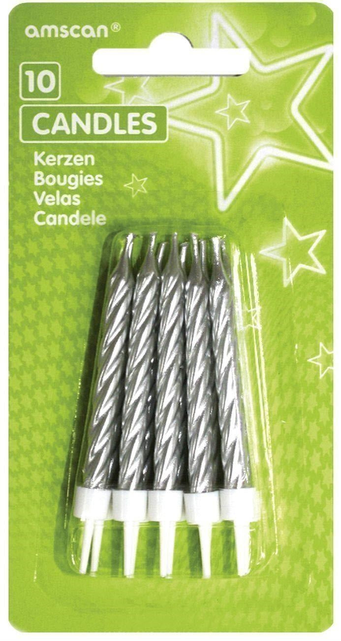 Amscan: 10 Candles Silver Spiral W. H.