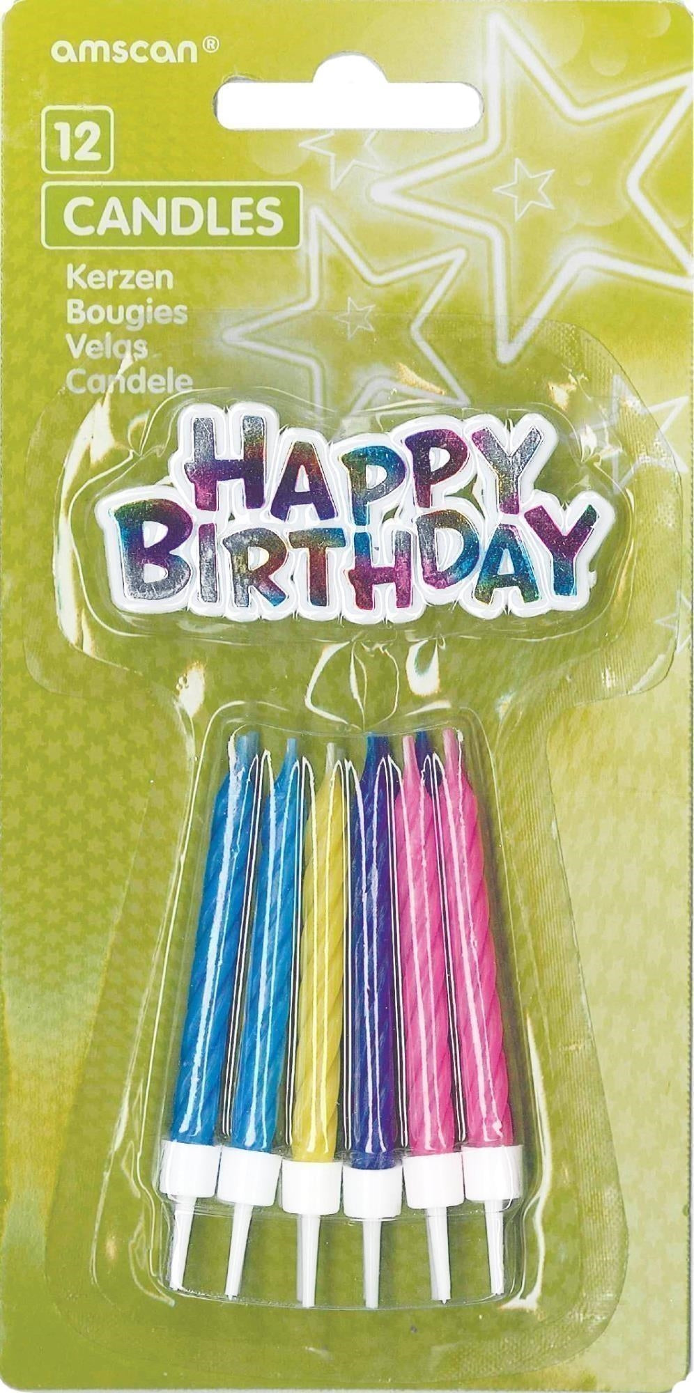 Amscan: 12 Candles Birthd. W. Holders