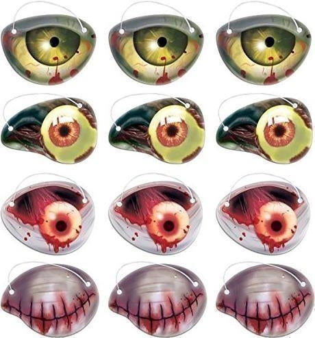 Amscan: 12 Paper Eye Patches Zombie H