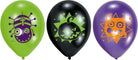Amscan: 6 Luftballons Halloween Kids H. Palloni Lattice 11 - 28 Cm Halloween Kids, Stampati 4 Lati