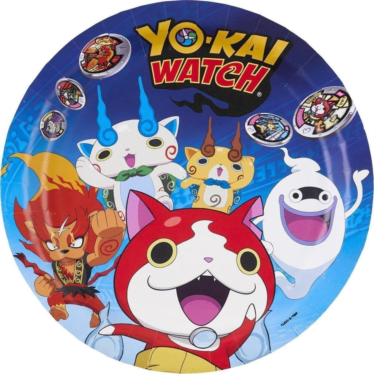 Yo-Kai Watch: Amscan - 8 Plates "Yo-Kai Watch", 23 Cm