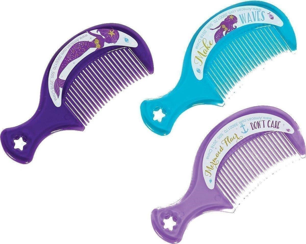 Amscan: 12 Hair Combs Mermaid Wishes