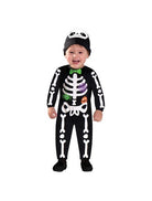 Amscan: Child Costume Mini Bones 1-2 Years H