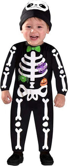 Amscan: Child Costume Mini Bones 2-3 Years H