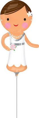 Anagram: Mini Shape "Lovely Bride" Foil Balloon, A30 A30 Q