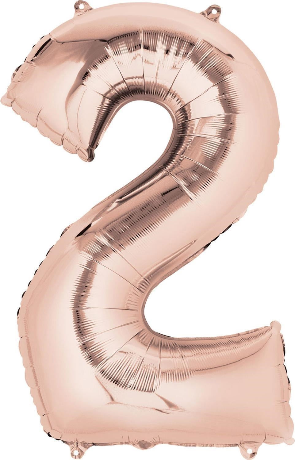 Anagram: 16 - 40 Cm Number 2 Rose Gold L16 Q