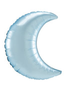 Anagram: S/Shape Pastel Blue Satin Crescent Foil Bal P30 Q. Pallone Foil Crescent 35 - 89 Cm Azzurro Satin