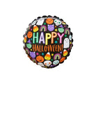 Anagram: Halloween Happy Faces Mini Us A15 Qh. Pallone Foil Mini 9 - 23 Cm Halloween Happy Faces