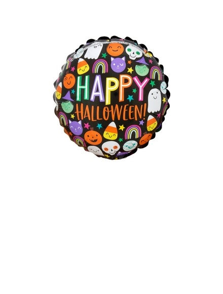 Anagram: Halloween Happy Faces Mini Us A15 Qh. Pallone Foil Mini 9 - 23 Cm Halloween Happy Faces
