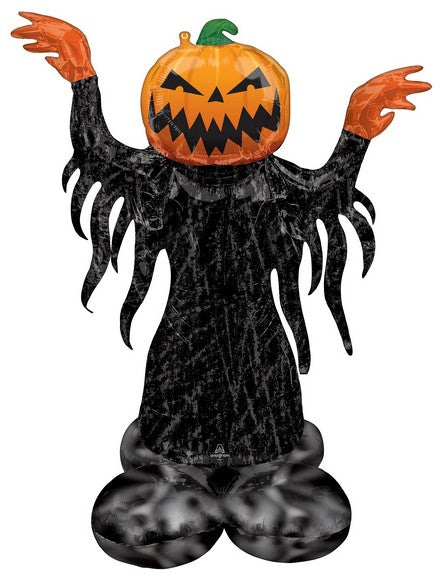 Anagram: Ci: Airloonz Large Pumpkin Head Ghost P71 Qh. Pallone Foil Airloonz Pumpkin Head Ghost 93 X 114 Cm
