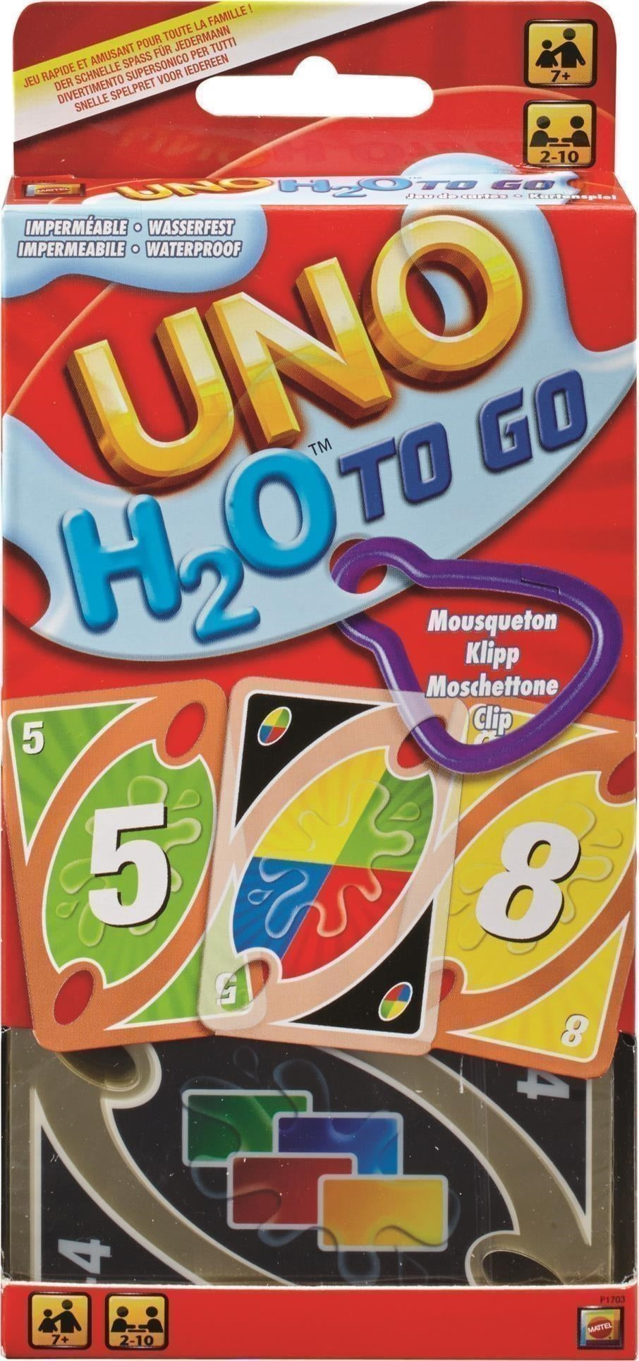Uno: Mattel - H2O - Carte Impermeabili Con Clip