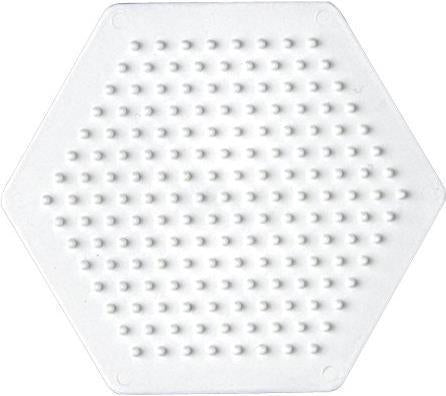 Hama: Creativ Hama 223 TR Ironing Beads Size P. Hexagon Transparant