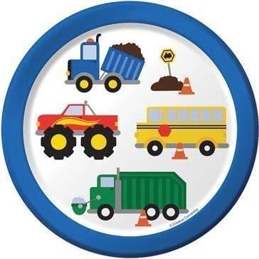 Creative Converting: Plt7 12/8Ct Traffic Jam