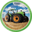 Creative Converting: Witbaard - Bordjes Tractor Time (?23Cm, 8St)