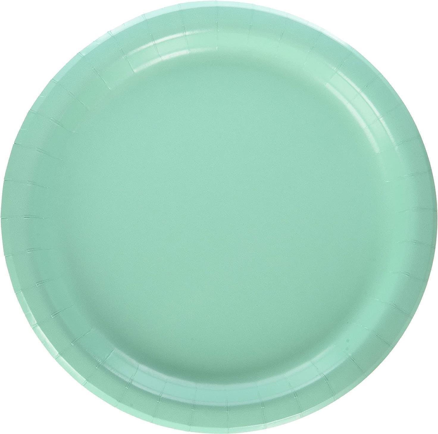 Creative Converting: Witbaard - Bordjes Fresh Mint (?23Cm, 8St)