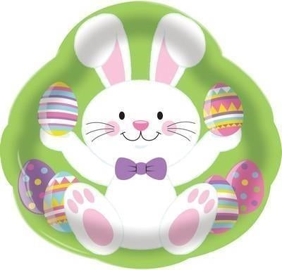 Creative Converting: Tray Shpd 12/1Ct Pl 14 Bunny E