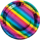 Creative Converting: Plt9 12/8Ct Rainbow Foil Qs