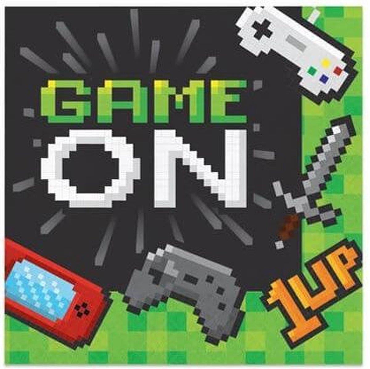 Creative Converting: Ln 12/16Ct 2P Gaming Party Qs
