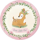 Creative Converting: Plt9 Ss 12/8Ct Deer Little One