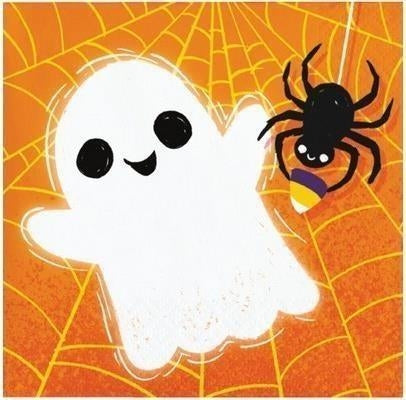 Creative Converting: Bn 12/16Ct 2P Colorful Halloween Qsh. Tovagliolo 25 X 25 Cm Colorful Halloween