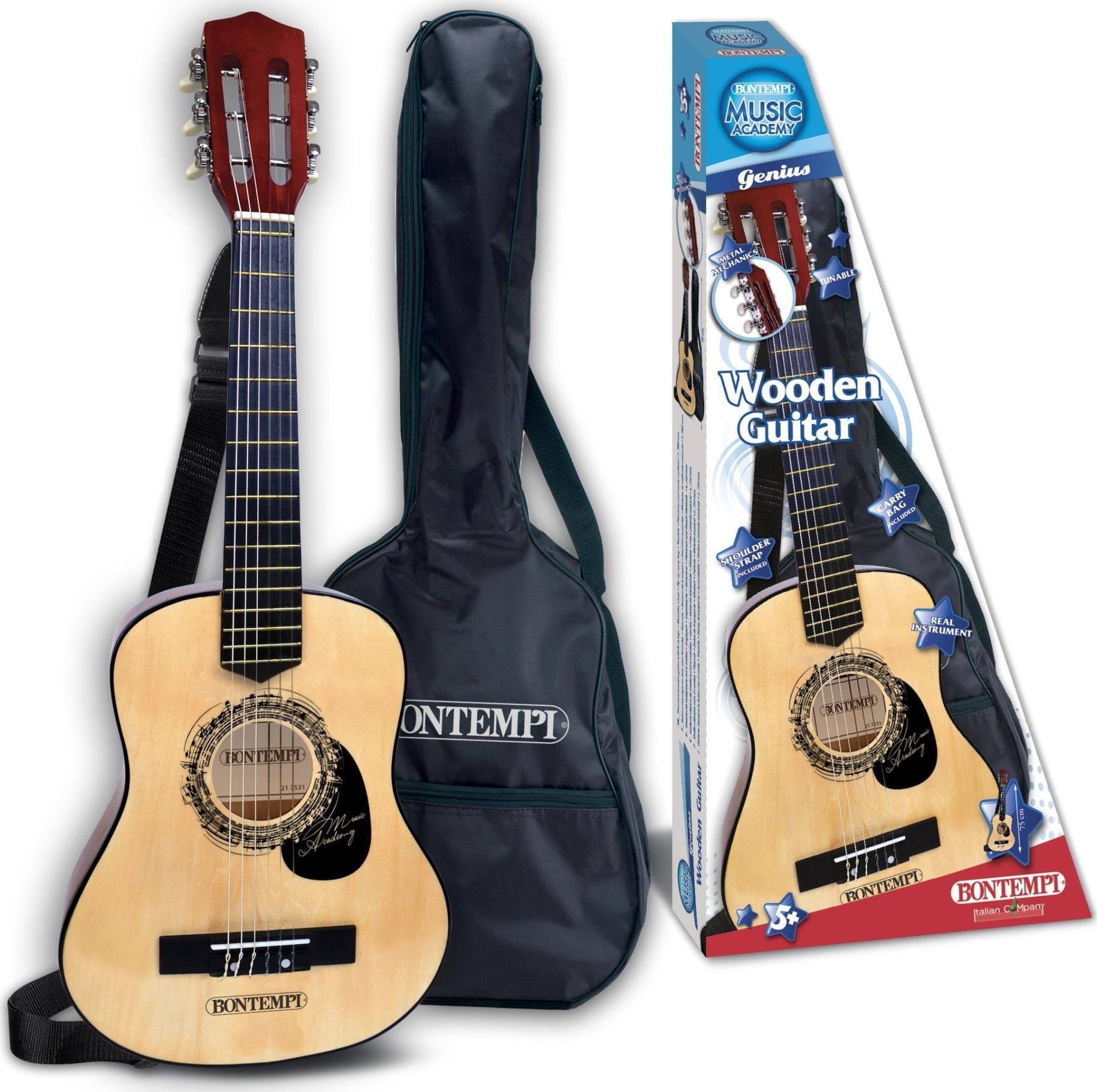Bontempi 21 7531 - Chitarra Classica In Legno 75 Cm A 6 Corde