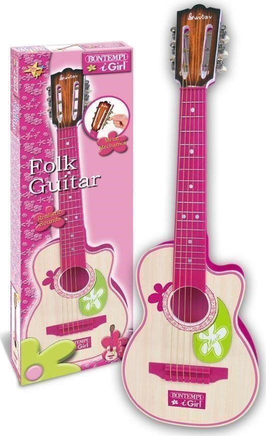 Bontempi 20 7071 - Chitarra Folk A 6 Corde Di Metallo