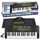 Bontempi 15 3787: Tastiera Scuola A 37 Tasti Passo Medio, Cavo Alimentazione, Display Lcd, Borsa Per Trasporto Inclusa E Presa Cuffia (Cuffia Non Incl