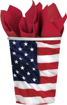 Amscan: Bekertjes 266Ml Usa (8 Stuks)