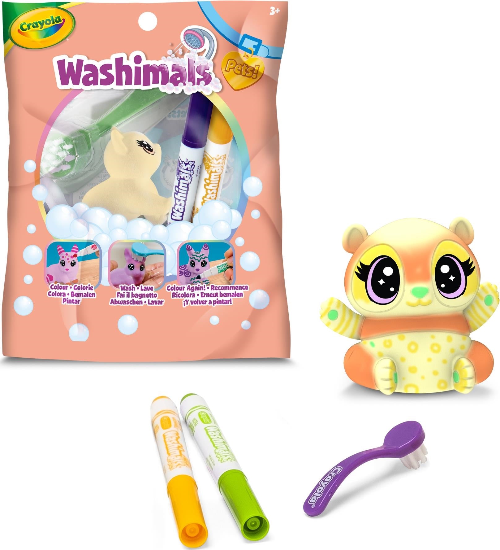 Crayola: Washimals Pastel Pets - Mini Buste Collezionabili Serie 3